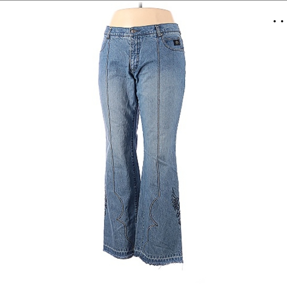 Harley Davidson Flare Cut Jeans